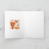 Autumn Fox Grußkarte Dankeskarte (Innenseite)