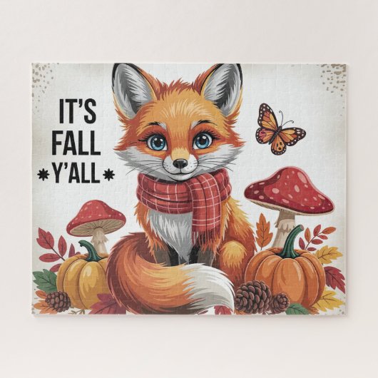 Autumn Fox Puzzle (Horizontal)