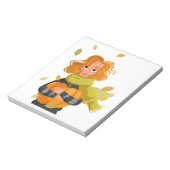 AUTUMN FRAU NOTIZBLOCK (Rotiert)