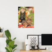 Autumn Fun Little Chipmunk Poster (Heimbüro)