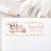 Autumn Fupkin Pink Truck Drive by Birthday (Insitu)