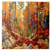 Autumn Garland, Fine Art von Tom Thomson, Fliese (Vorderseite)