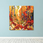Autumn Garland, Fine Art von Tom Thomson, Leinwanddruck (Insitu (Holzboden))