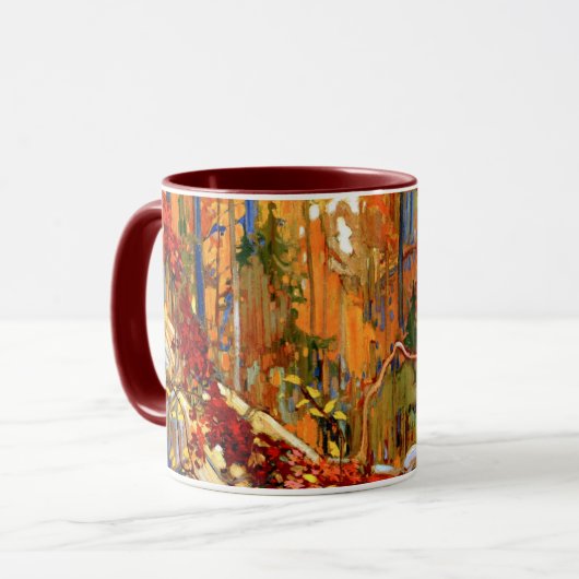 Autumn Garland, Fine Art von Tom Thomson, Tasse (Vorderseite Links)
