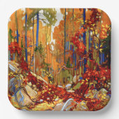 Autumn Garland Pappteller (Vorderseite)