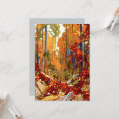 Autumn Garland von Tom Thomson, Karte (Vorderseite/Rückseite Beispiel)
