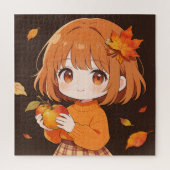 Autumn Girl Puzzle (Vertikal)