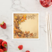 Autumn Glimmer: Kranzernte Serviette (Beispiel)