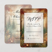 Autumn Glow in the Enchanted Forest Wedding