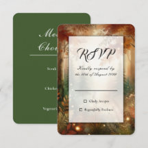 Autumn Glow in the Enchanted Forest Wedding