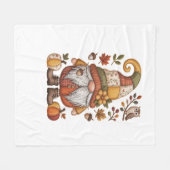 autumn gnome Classic T-Shirt.png Fleecedecke (Vorderseite (Horizontal))