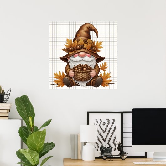 Autumn Gnome Poster (Heimbüro)