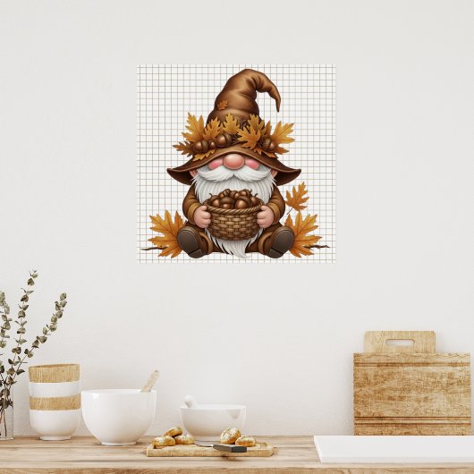 Autumn Gnome Poster (Küche)