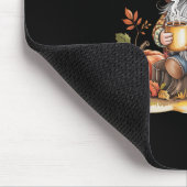 Autumn Gnome Reading Book With Pumpkins Fall Tank Mousepad (Ecke)
