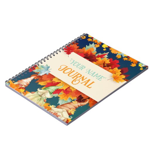 Autumn Gnomes Notizblock (Linke Seite)