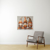 Autumn Gnomes Tapestry Wandteppich (Beispiel (Horizontal))