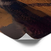 Autumn Goat Art Print, Rustic Fall Poster (Ecke)