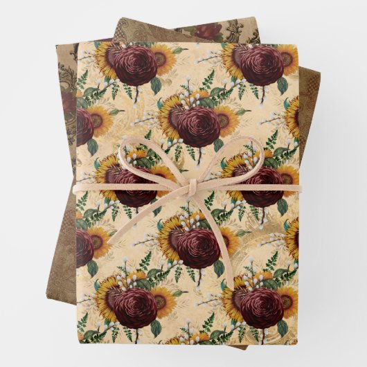 Autumn Gothic Geschenkpapier Set (Beispiel)