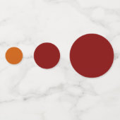 Autumn Gradient Thema Party Table Confetti Konfetti (Rückseiten)