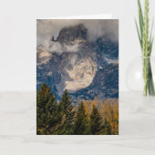 Autumn Grand Tetons Karte (Vorderseite)