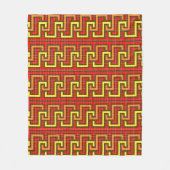Autumn grikey Red Yellow Orange Fleecedecke (Vorderseite)