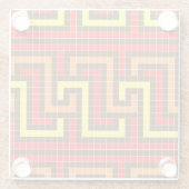 Autumn grikey Red Yellow Orange Glasuntersetzer (Rückseite)