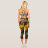 Autumn Gruppierung Capris Leggings (Rückseite)