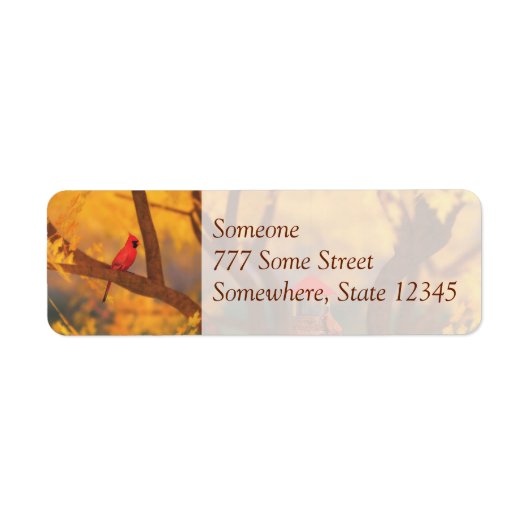 Autumn Guardian Address Labels (Vorne)