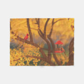 Autumn Guardian Fleece Blanket (Vorderseite (Horizontal))