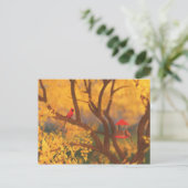 Autumn Guardian Postcard Postkarte (Stehend Vorderseite)