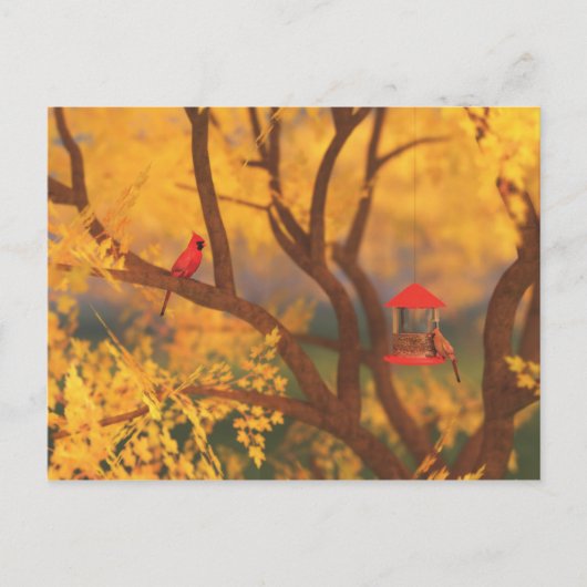 Autumn Guardian Postcard Postkarte (Vorderseite)
