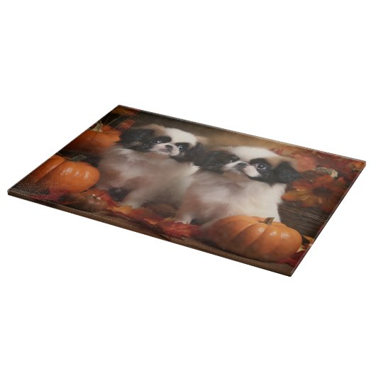 Autumn Halloween Schneidebrett (Ecke)