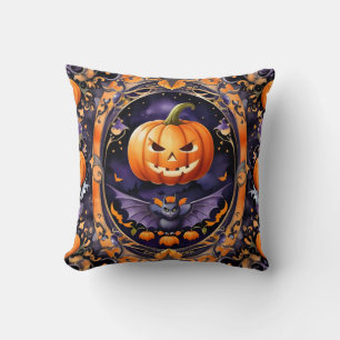 Autumn Halloween Trendy Pumpkin Collection Kissen