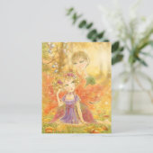 Autumn Harmony Postcard Postkarte (Stehend Vorderseite)