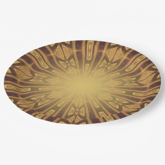 autumn harvest 001 Paper Plate Pappteller (Schrägansicht)