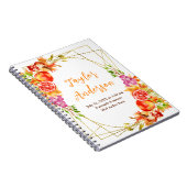 Autumn Harvest Baby Birth Stats Notizblock (Rechte Seite)