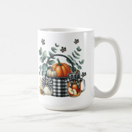 Autumn Harvest Clock Kaffeetasse