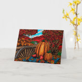 Autumn Harvest Greeting Card Karte (Gelbe Blume)