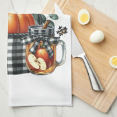 Autumn Harvest Kitchen Towel Geschirrtuch (Viertel Falte)