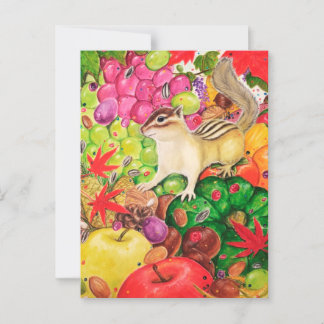 Autumn Harvest Pop Art Ver. Postkarte