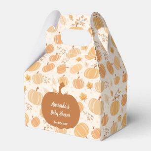 Autumn Harvest Pumpkin Pastel Baby Dusche Geschenkschachtel