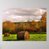 Autumn Hay Harvest Poster (Vorne)