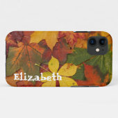 Autumn Herbstlaubs Custom iPhone 5 Handy Case (Rückseite (Horizontal))