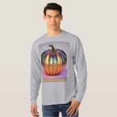 Autumn Holographic Pumpkin T - Shirt (Vorne ganz)