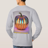 Autumn Holographic Pumpkin T - Shirt (Rückseite)