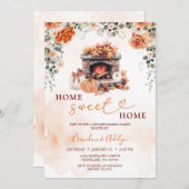 Autumn Housewärming Party Pumpkin Zuhause Sweet Zu Einladung (Vorne/Hinten)