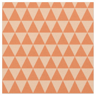 Autumn Hues (geometrisches Dreieck-Muster) Stoff