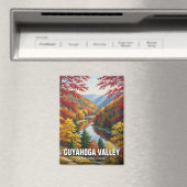 Autumn in Cuyahoga Valley National Park Ohio Magnet (In Situ (Geschirrspüler))