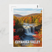 Autumn in Cuyahoga Valley National Park Ohio Postkarte (Vorne/Hinten)