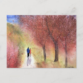 AUTUMN IN MONTREAL, POSTCARD POSTKARTE